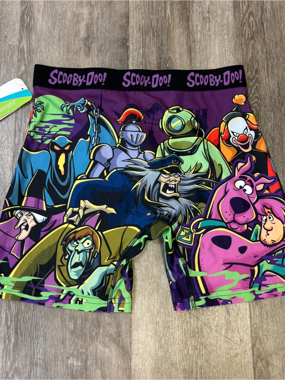 Men’s Scooby Doo Graphic Boxer Briefs - Purple Multi